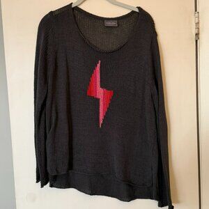 Wooden Ships Lightning Bolt Sweater